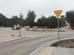 Trwa inwestycja na drodze wojewódzkiej nr 481 w Pruszkowie w powiecie łaskim