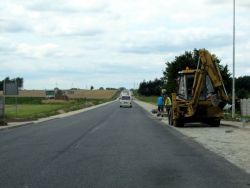 Ostatnie prace między Kurowicami a Brójcami