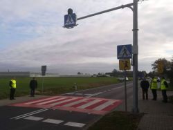 Na drodze wojewódzkiej nr 449 zakończono inwestycję w ramach projektu z Budżetu Obywatelskiego Województwa Łódzkiego