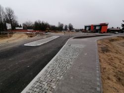 Rondo w Sieradzu w ciągu dróg wojewódzkich nr: 482 i 480.