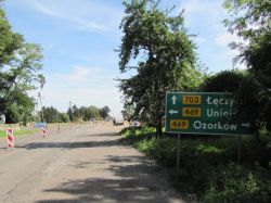 przebudowa drogi wojewódzkiej nr 703 między Poddębicami a węzłem Wartkowice.
