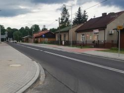 Koniec rozbudowy drogi wojewódzkiej nr 785, między miejscowościami Młynek i Żytno