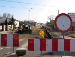 Trwają prace na drodze nr 708
