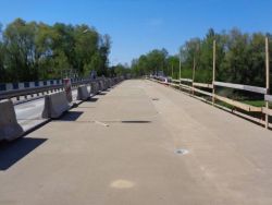 Roboty drogowe na drodze 713