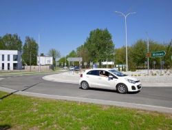 Skrzyżowanie dróg wojewódzkich 482 i 480 w Sieradzu