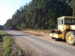 Roboty między Bełchatowem a Łękawą