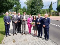 Koniec rozbudowy drogi wojewódzkiej nr 785, między miejscowościami Młynek i Żytno