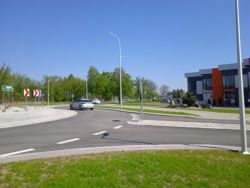 Skrzyżowanie dróg wojewódzkich 482 i 480 w Sieradzu