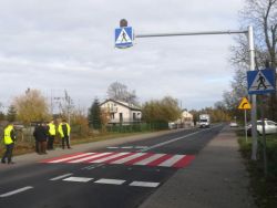 Na drodze wojewódzkiej nr 449 zakończono inwestycję w ramach projektu z Budżetu Obywatelskiego Województwa Łódzkiego