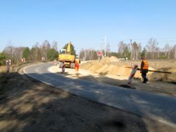 Trwają prace na drodze nr 708
