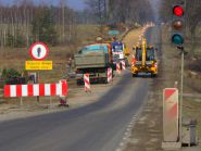 Na drodze nr 708 wznowiono prace po przerwie zimowej.