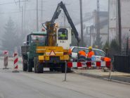 Trwają prace na drodze nr 703.