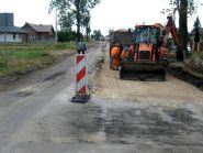 Trwają roboty na ul. Pabianickiej w Bełchatowie